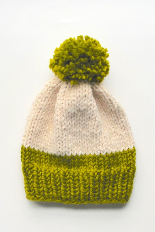 3 Pom-Pom Knit Hat Patterns - Make and Takes