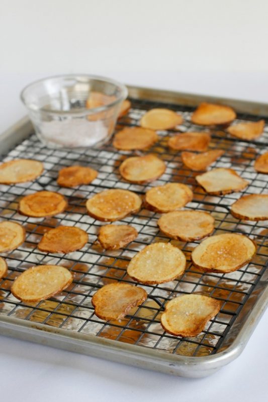 Homemade Potato Chips with Dill Veggie Dip Make and Takes