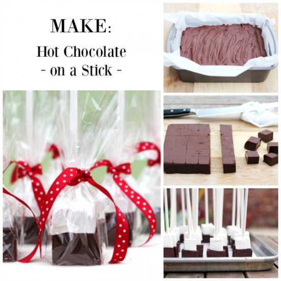 Holiday Gift Idea: Hot Chocolate on a Stick - Make and Takes