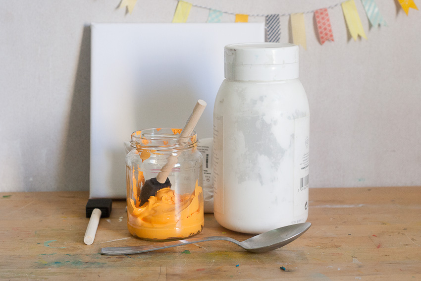 DIY Chalkboard Paint and Canvas Make and Takes