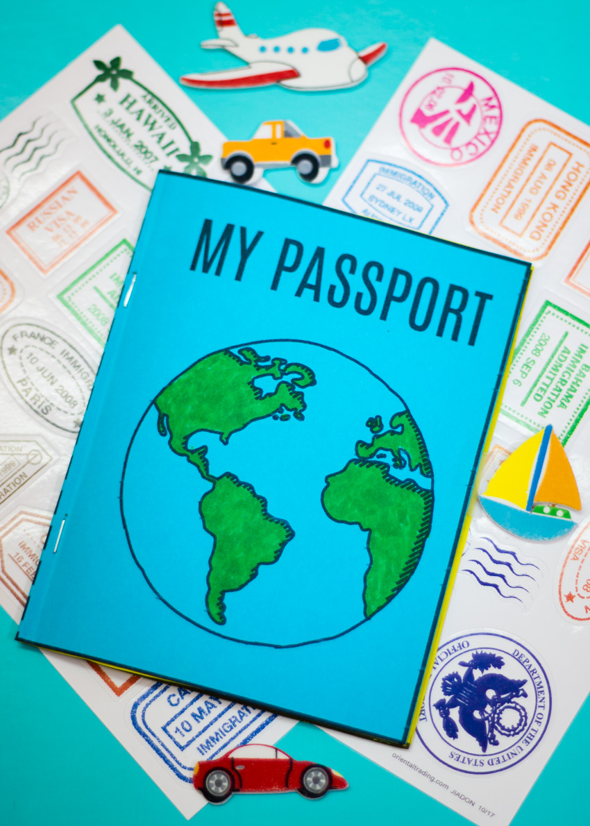 Diy Mini Passport Book Free Printable Make And Takes
