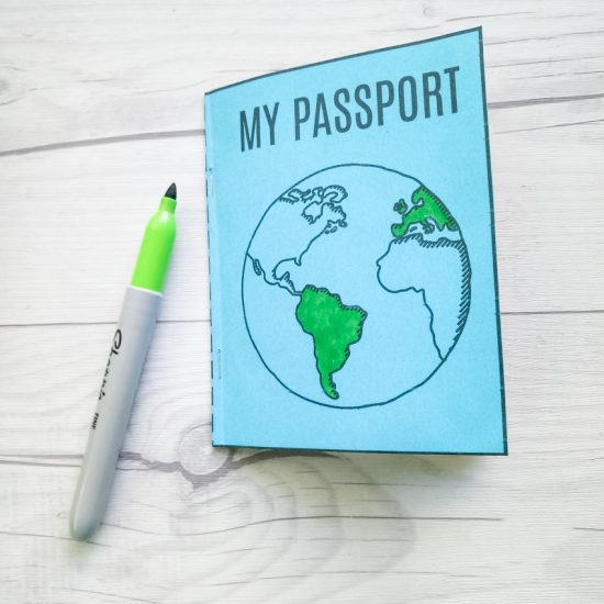 DIY Mini Passport Book + Free Printable - Make and Takes