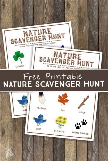 9 Now Ideas: Scavenger Hunt Ideas for Kids - Make and Takes