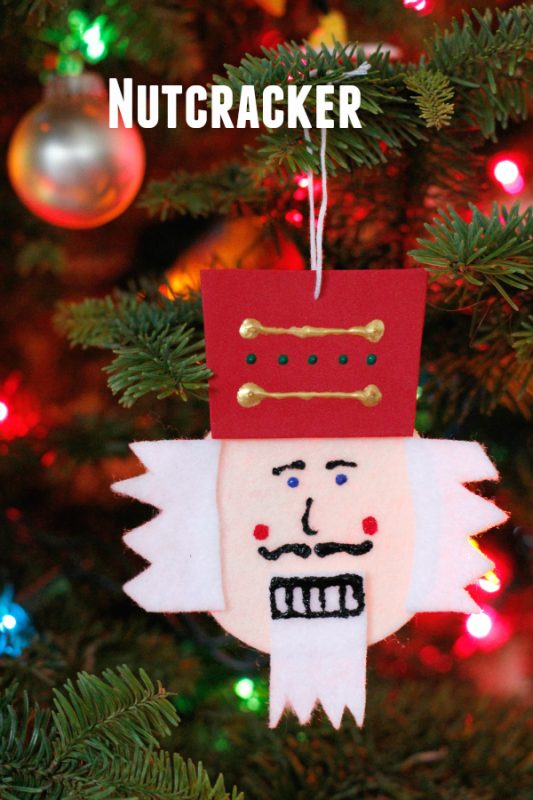 DIY Felt Nutcracker Ornaments Make and Takes