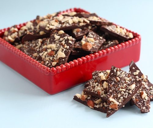 Homemade Hazelnut and Dark Chocolate Bark Thins - Whole Food Bellies