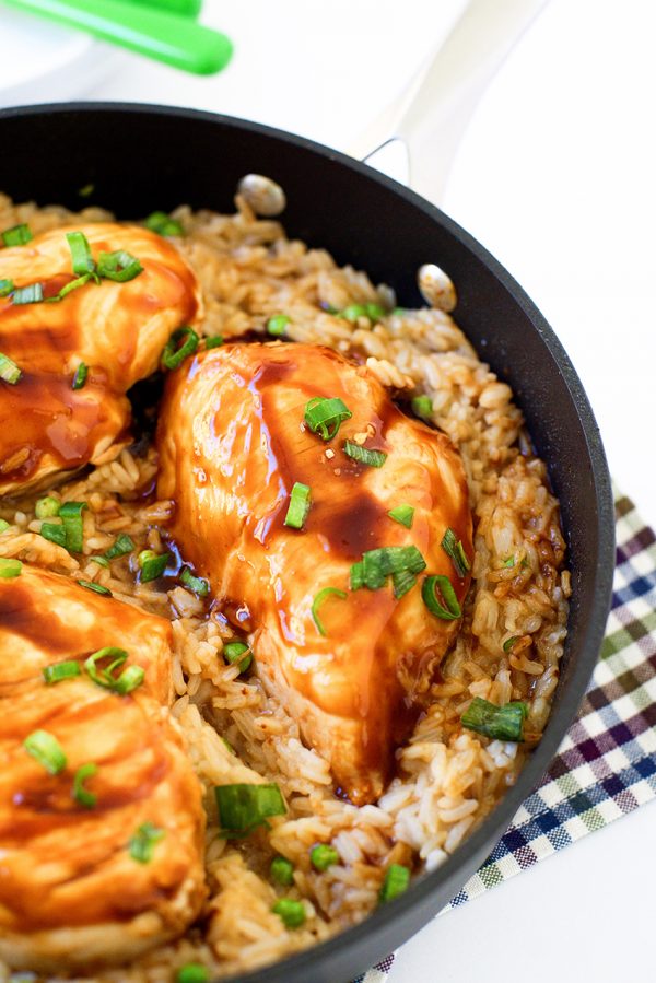 One Pot Meal: Teriyaki Chicken and Rice for Dinner - Make and Takes