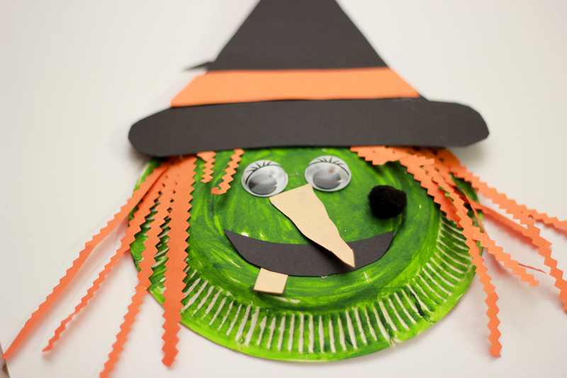 Fun Paper Plate Witch Halloween Craft - Make and Takes