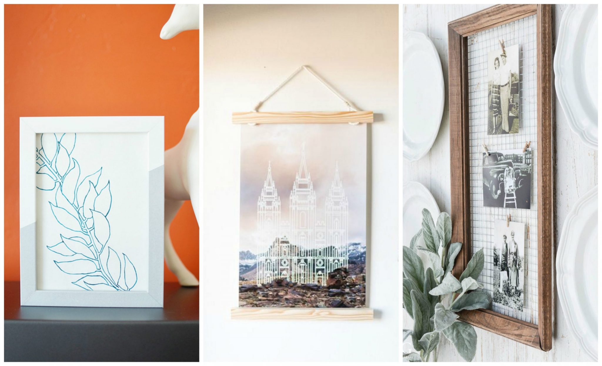 9 Now Ideas for Simple DIY Picture Frames Make and Takes