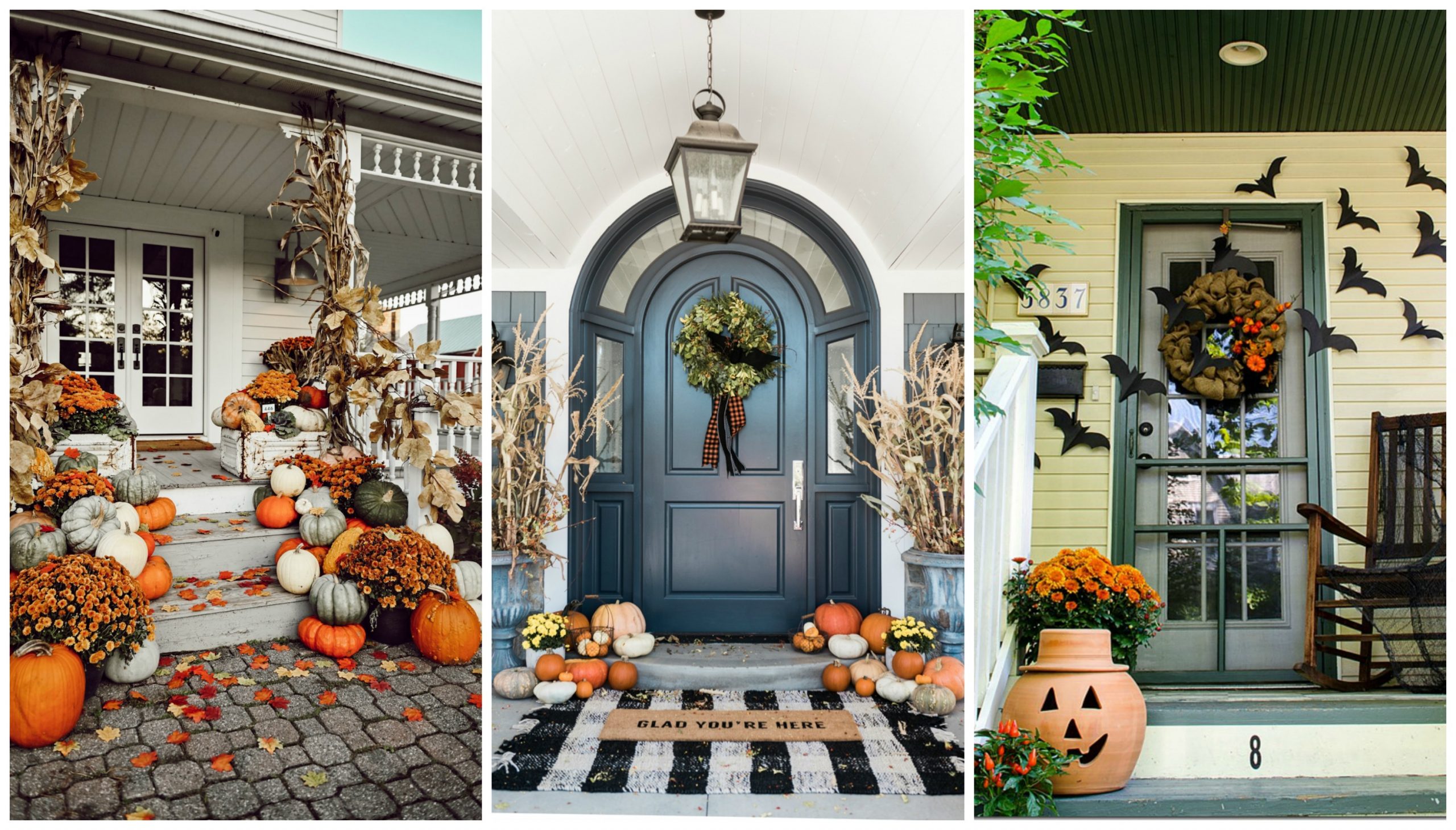 9 Ideas For Fall Front Porch Decor, Outdoor Porch Decor Fall