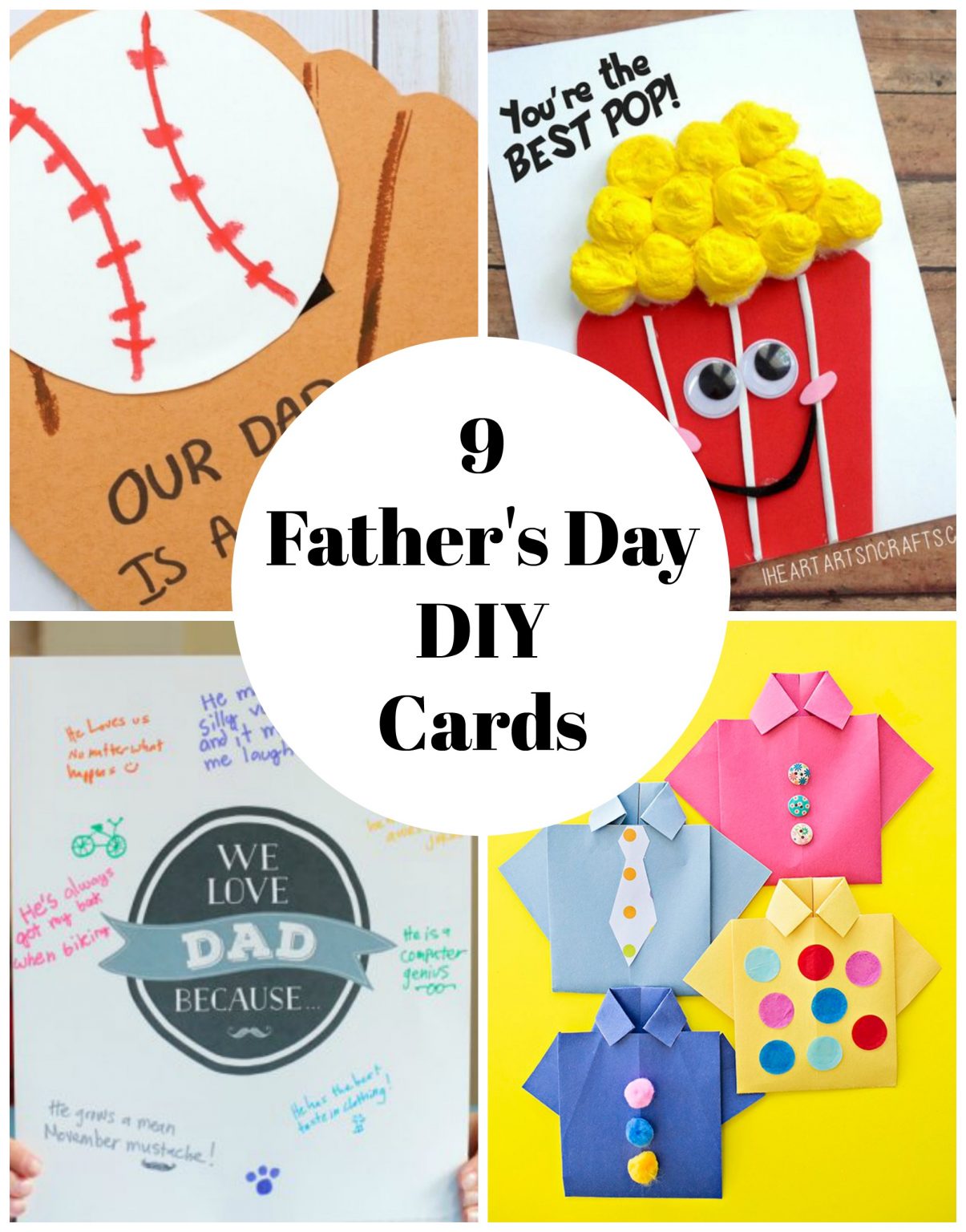 9 Now Ideas for Father's Day DIY Cards - Make and Takes