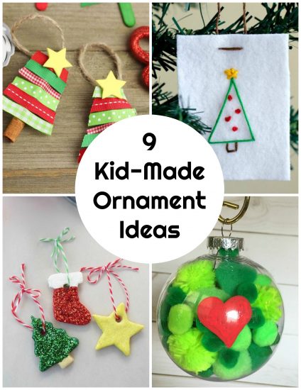 9 Kid-Made Ornament Ideas - Make and Takes