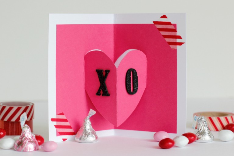 valentine's day pop out box