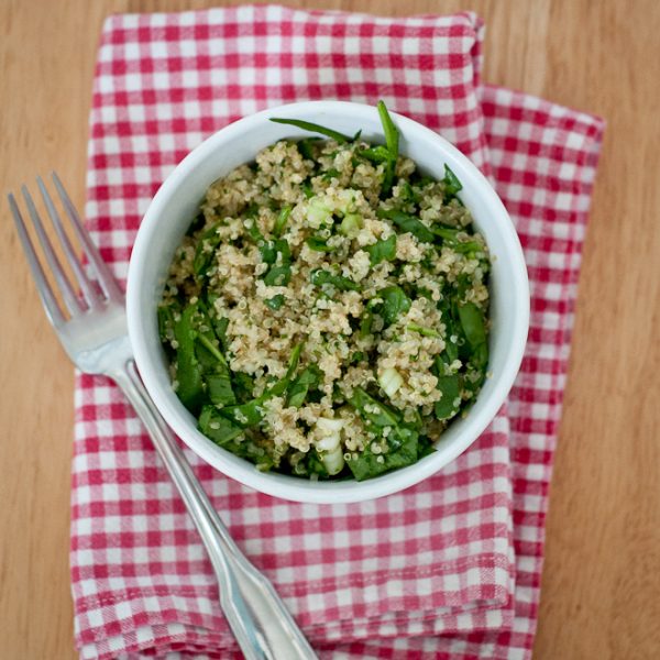 Quinoa Salad with Spinach