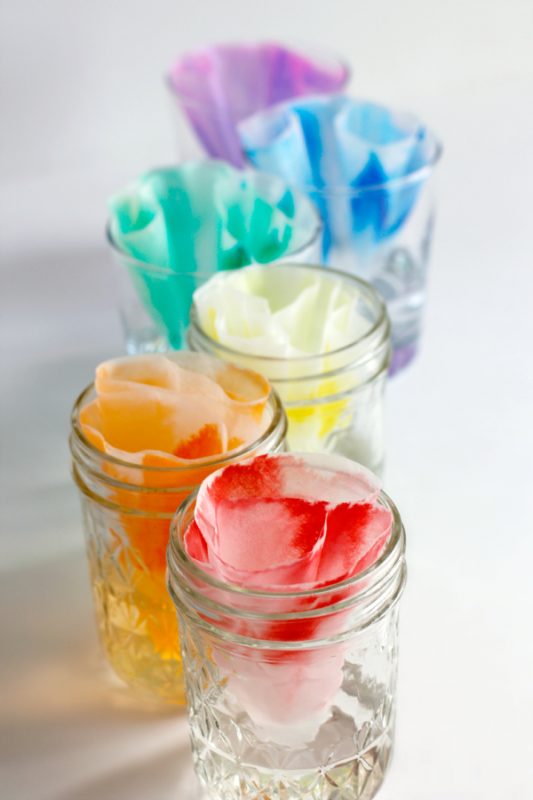 Rainbow Marker Coffee Filter Experiment Make and Takes