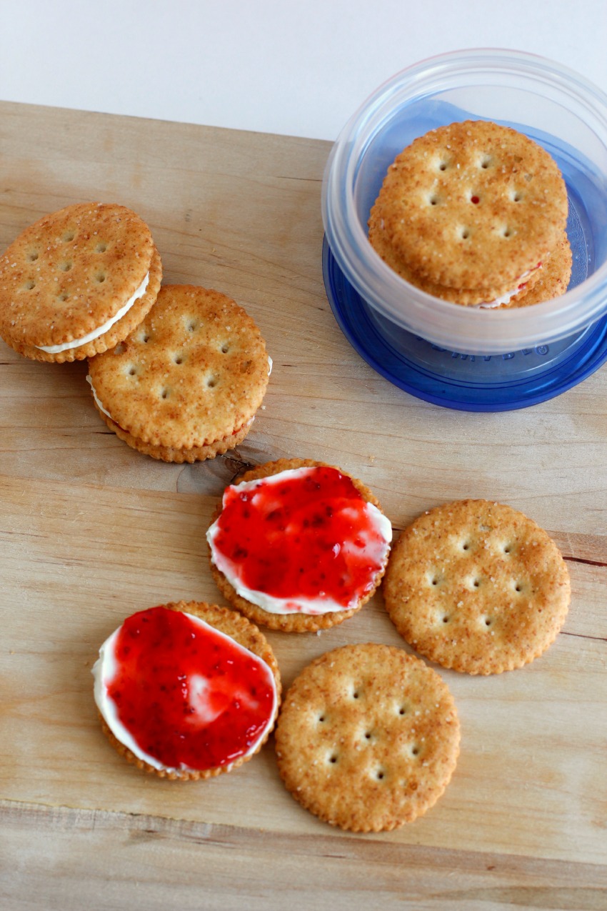 Cream Cheese & Jam Cracker Snacks Make and Takes