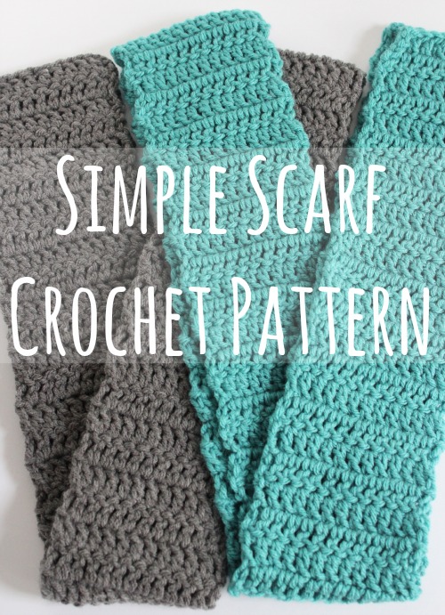 Simple Scarf Crochet Pattern + Video - Make and Takes