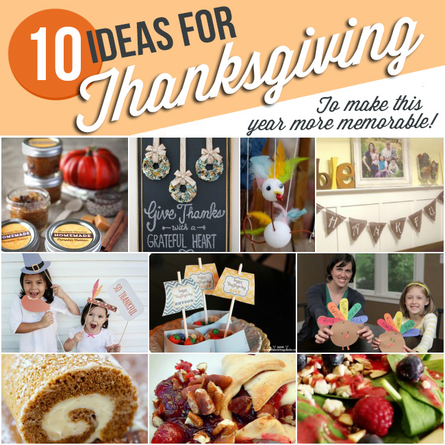 10 Memory Making Ideas for Thanksgiving - Make and Takes