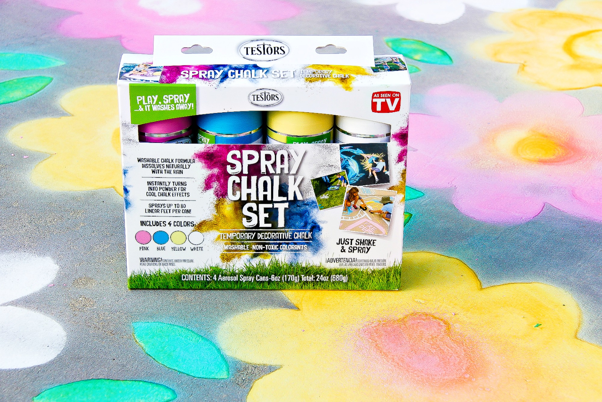 Get Outdoors This Summer With Spray Chalk - Make and Takes