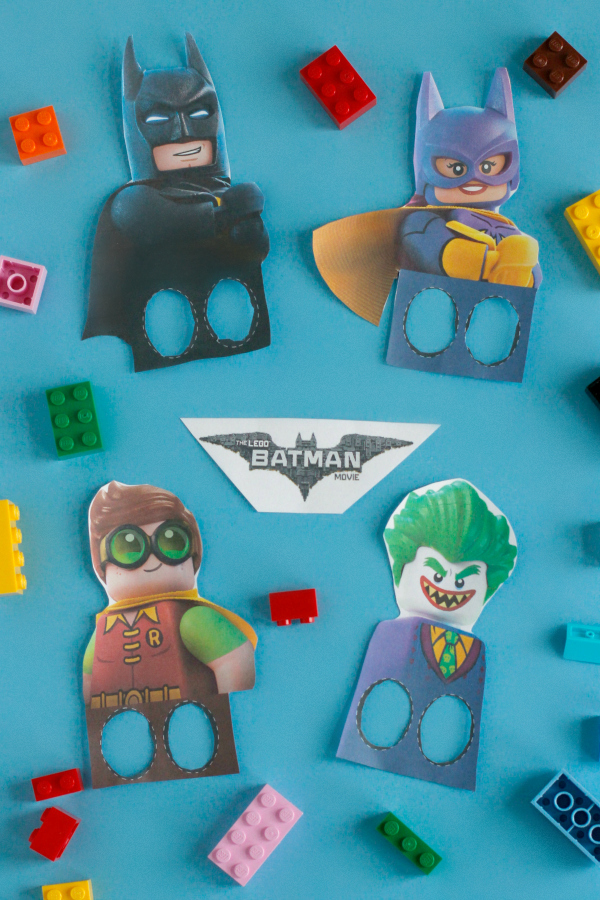 LEGO Batman Finger Puppet Printable Make and Takes