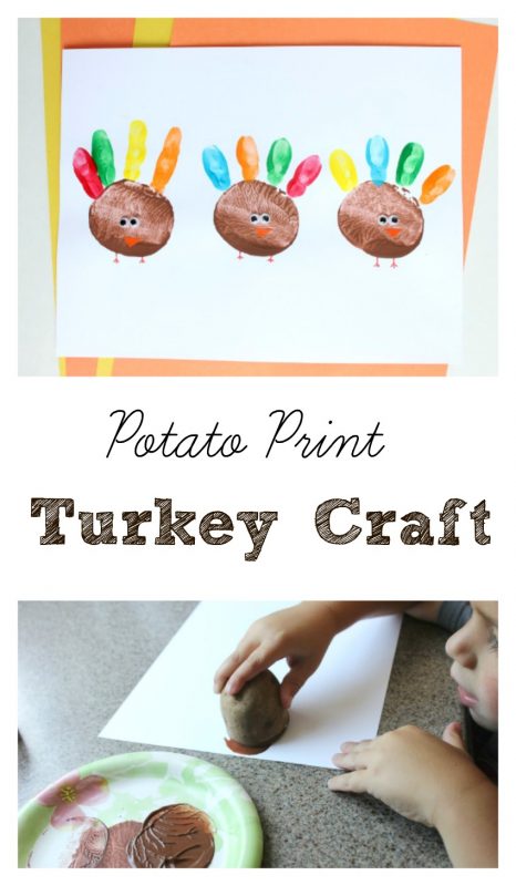 Potato Print Turkey Craft - Make and Takes