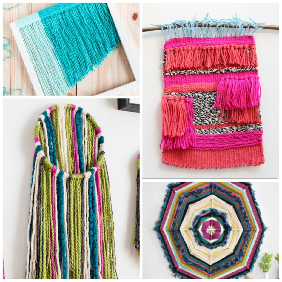 15 Woven Yarn Wall Hangings Make and Takes