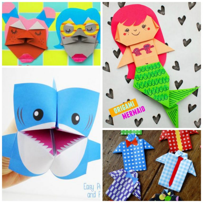 15 Origami Paper Crafts for Kids to Create - Make and Takes