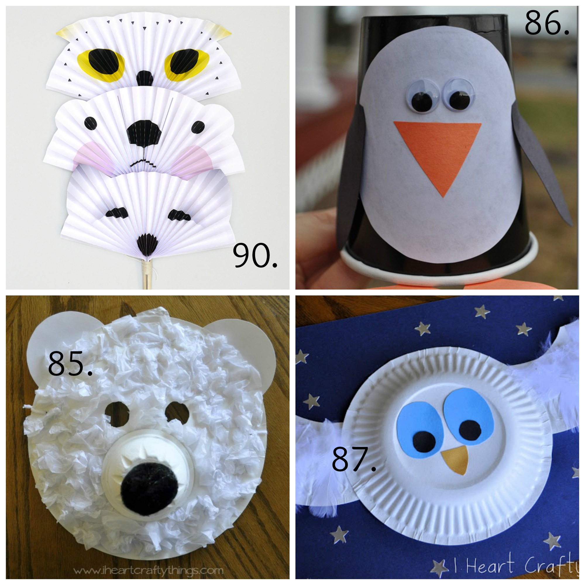 100+ Winter Kids Crafts to Beat the Winter Blues - Make and Takes