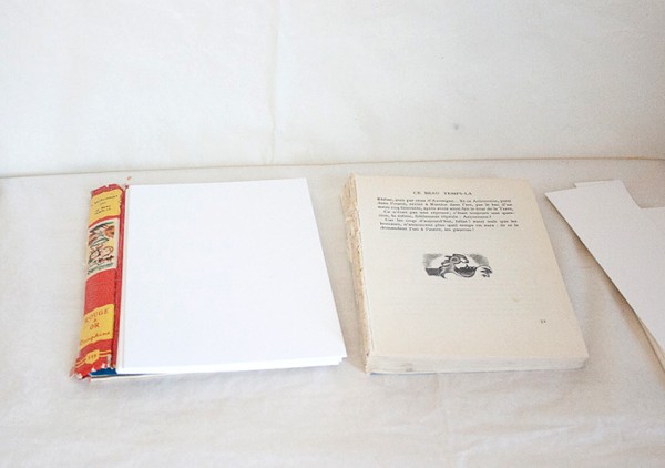 Vintage Book Cover Journal van Francine Clouden bij Make Takes-3