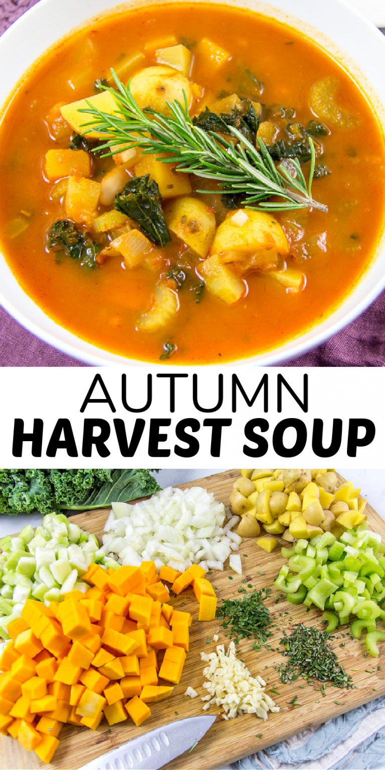 Fresh Fall Soup Homemade Hearty Fall Harvest Soup Recipe - Make and Takes