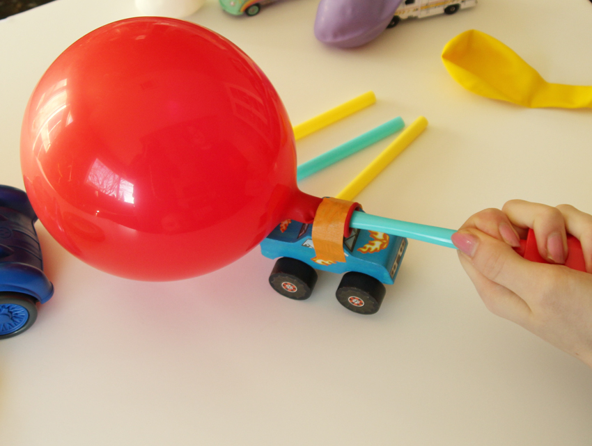 Toy Car Balloon Racers Make and Takes