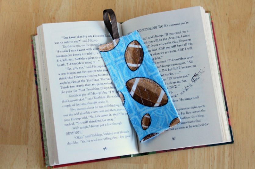 Sewing a Fabric Bookmark for Kids