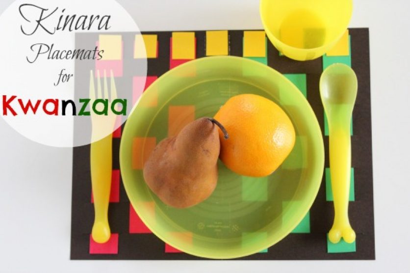Kinara Placemats for Kwanzaa makeandtakes.com