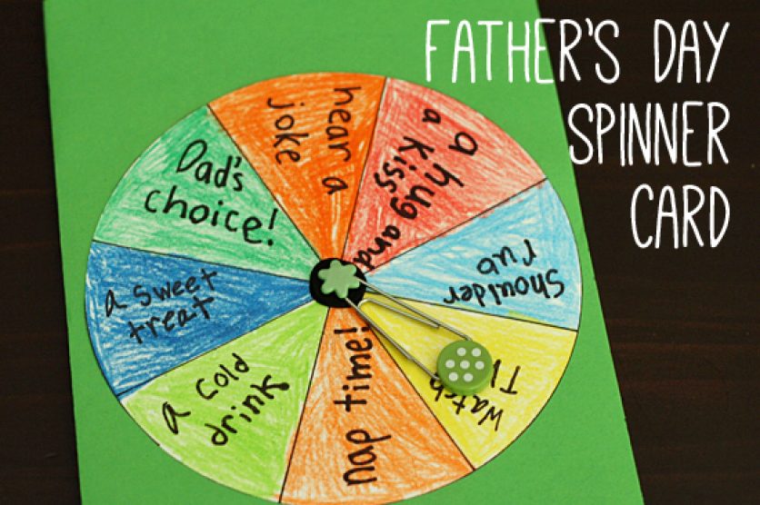 Father's Day Spinner Card