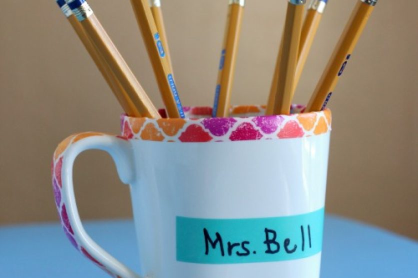 Personalized Pencil Mugs makeandtakes.com
