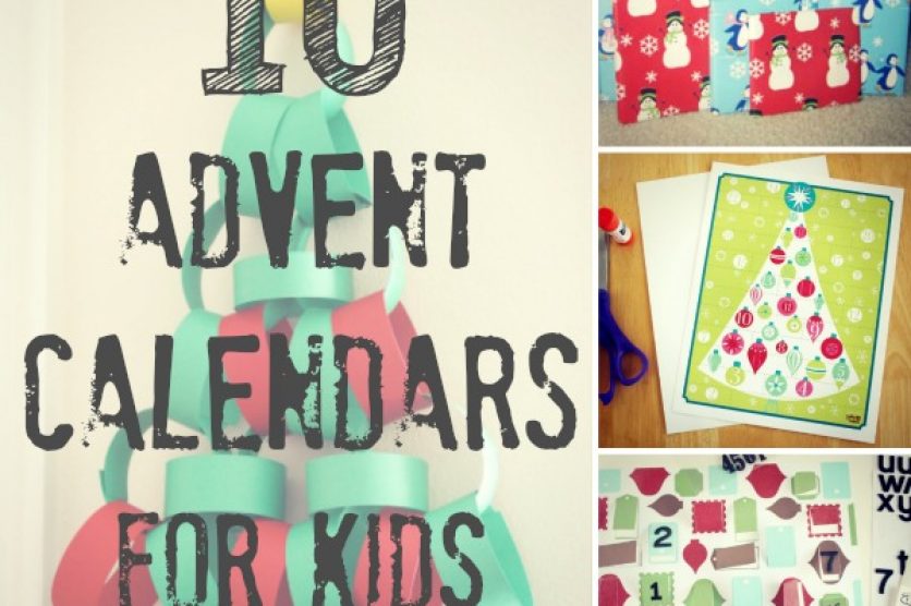 10 Advent Calendars for Kids makeandtakes.com