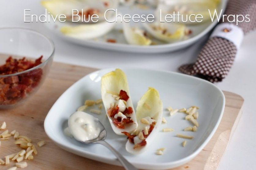 Endive Blue Cheese Lettuce Wraps @makeandtakes.com