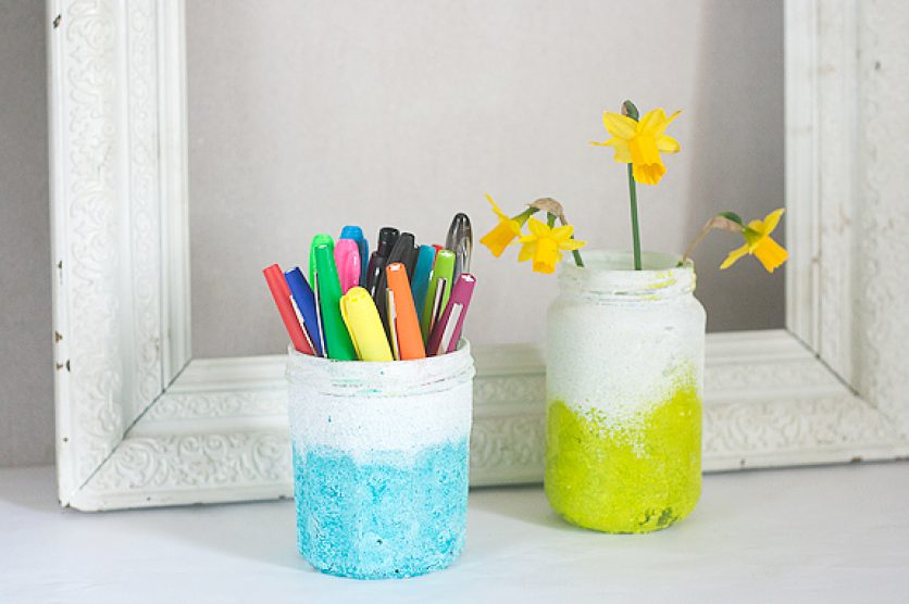 Textured Ombre Pen Cup and Vase by Francine Clouden-13