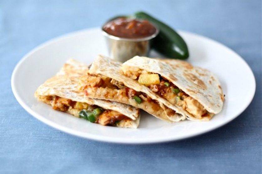 BBQ Chicken Quesadillas for Game Day