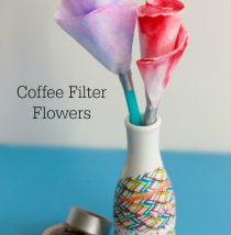 Coffee Filter Flower Bouquet Craft