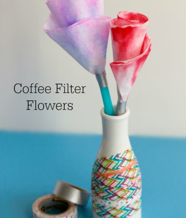 Coffee Filter Flower Bouquet Craft