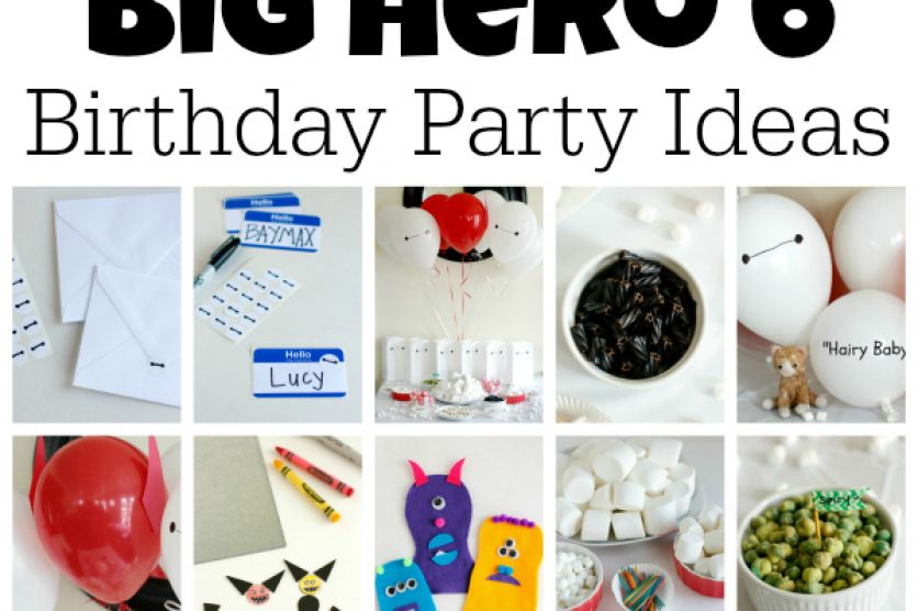 Big Hero 6 Birthday Party Ideas for Games and Crafts