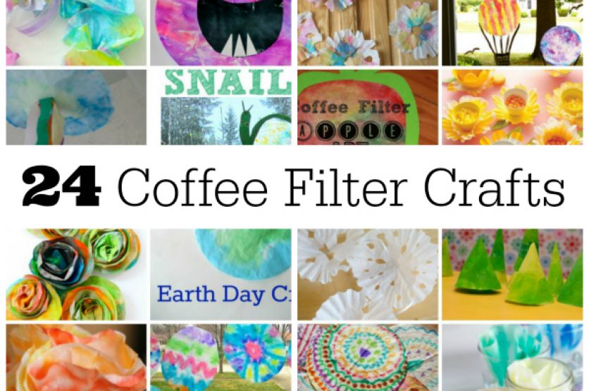 24 Coffee Filter Crafts for Kids to Make