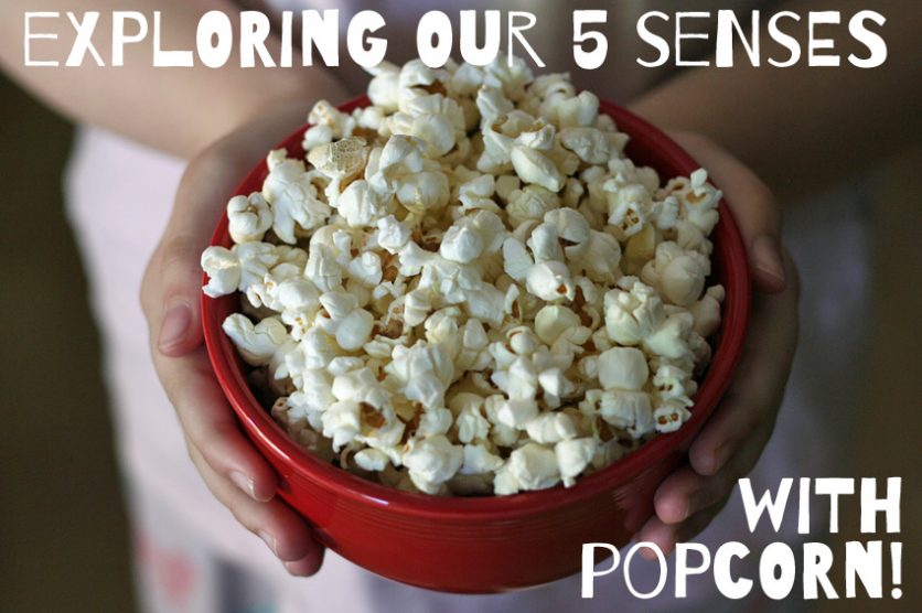 Exploring our 5 Senses with Popcorn!