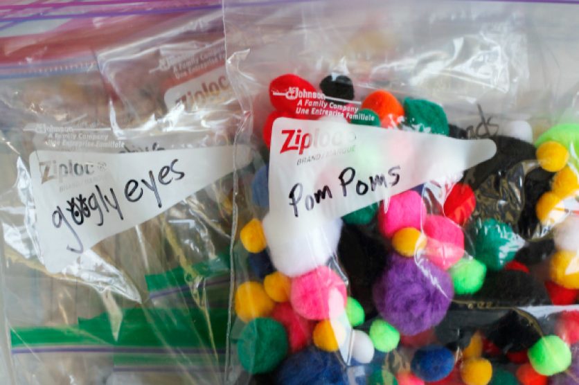 Organizing Your Kids Craft Supplies