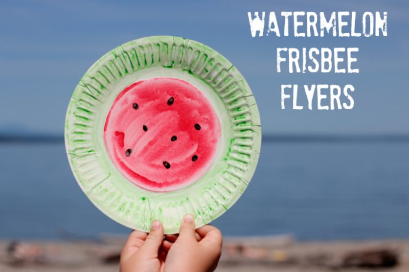 Make Watermelon Frisbee Flyers for the Beach