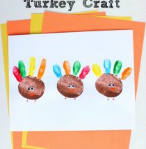 Potato Print Turkey Kids Craft