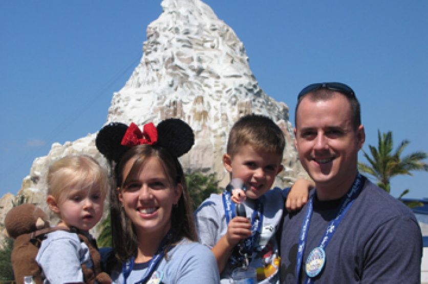 Disneyland Family at Matterhorn