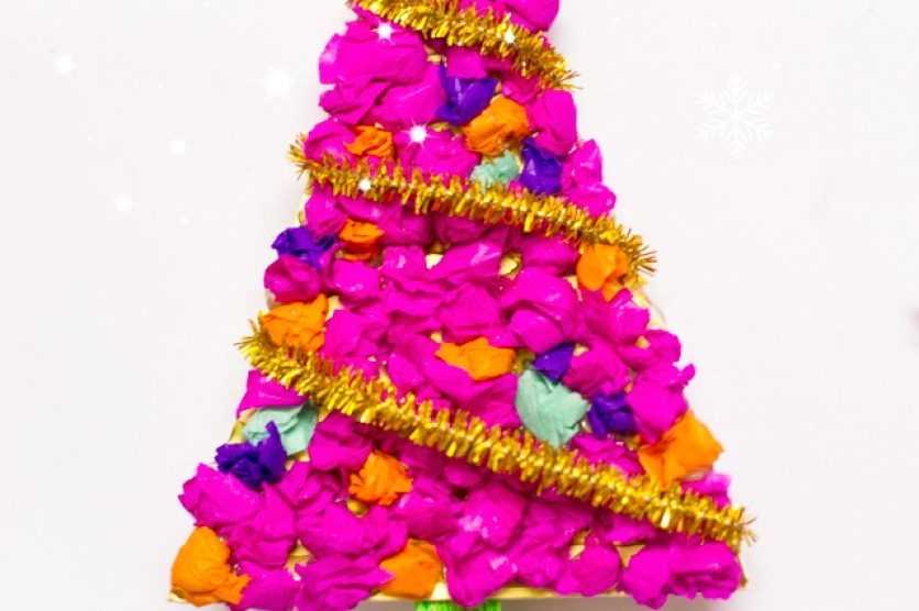 tissuepaper-christmas ornament