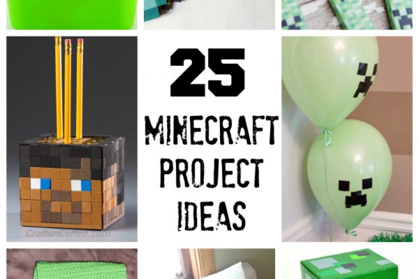 25 Minecraft Kids Craft Ideas