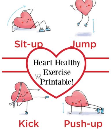 Free Heart Healthy Exercise Printable